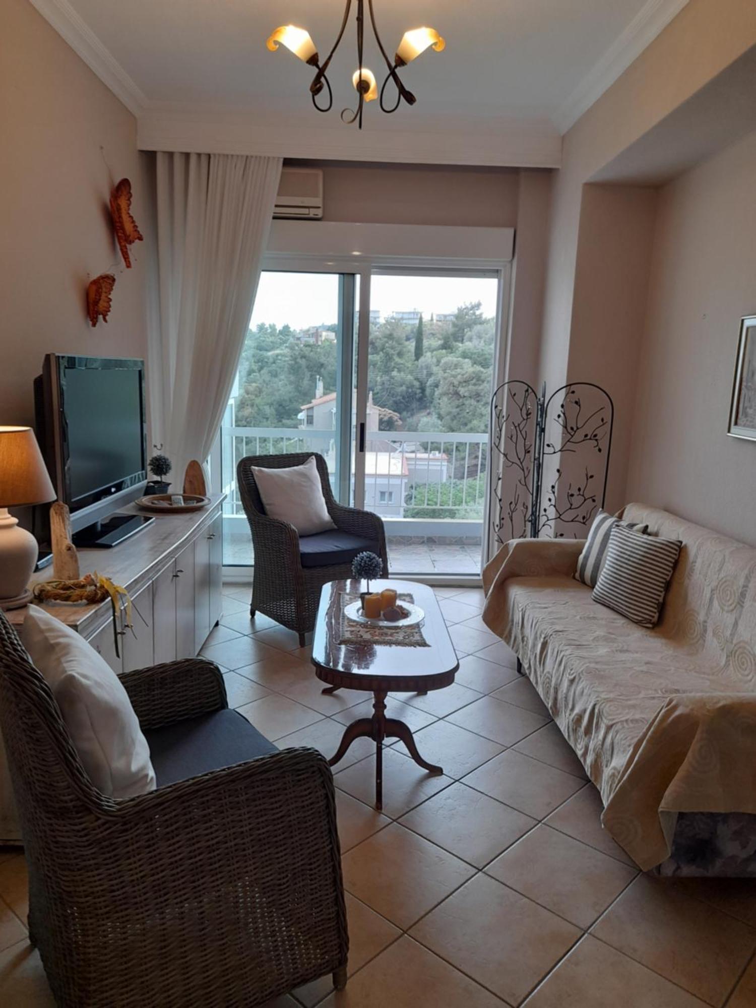Balcony By The Sea Apartment Palaiontsiflikion Exterior photo
